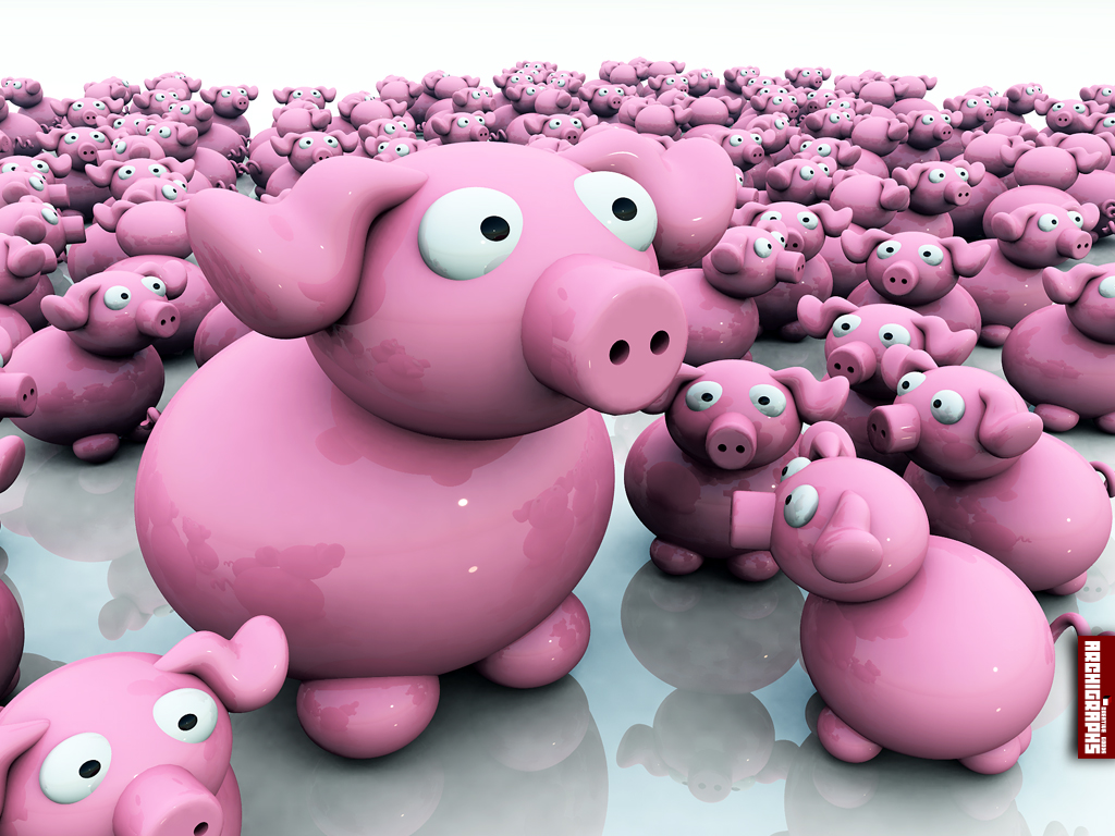 Archigraphs Pigs Wallpapers