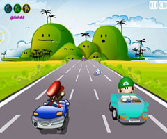 Mario on Road