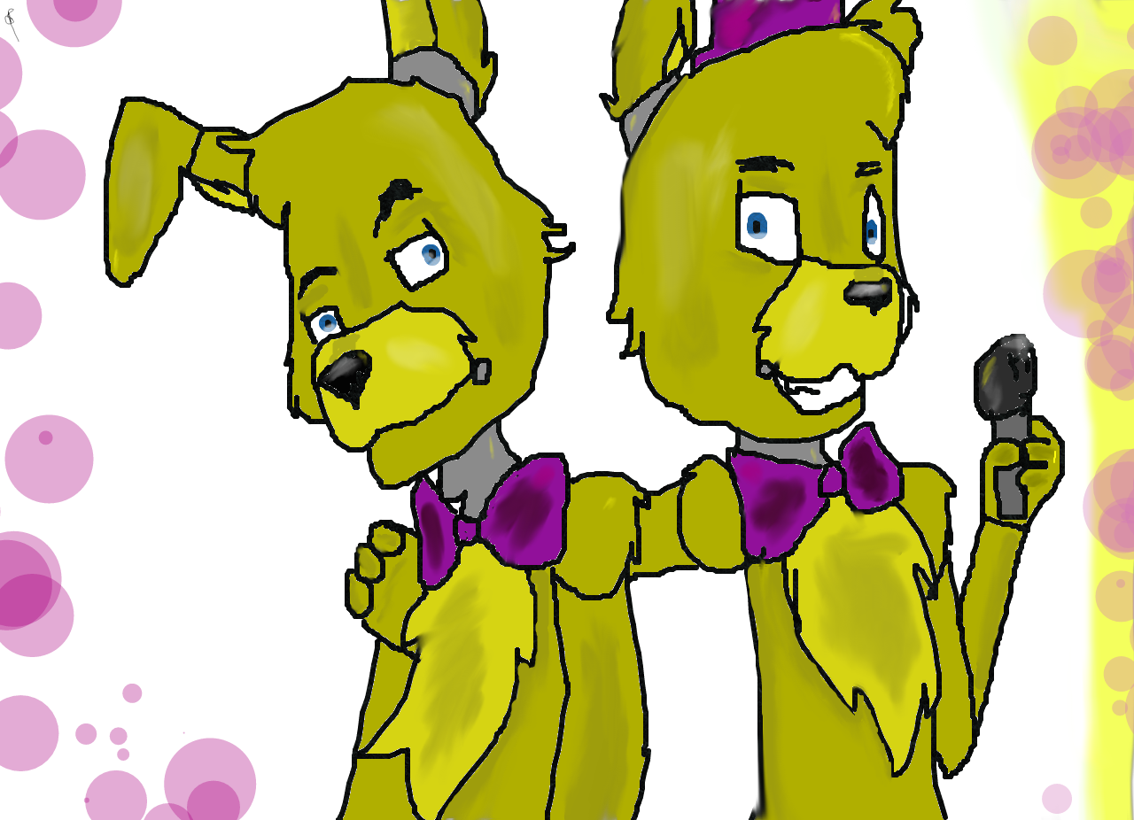FredBear and SpringBonnie by FoxyPlayerCute on DeviantArt