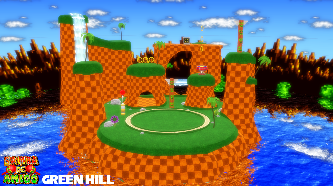 Green Hill Zone by BlueMask8 on DeviantArt