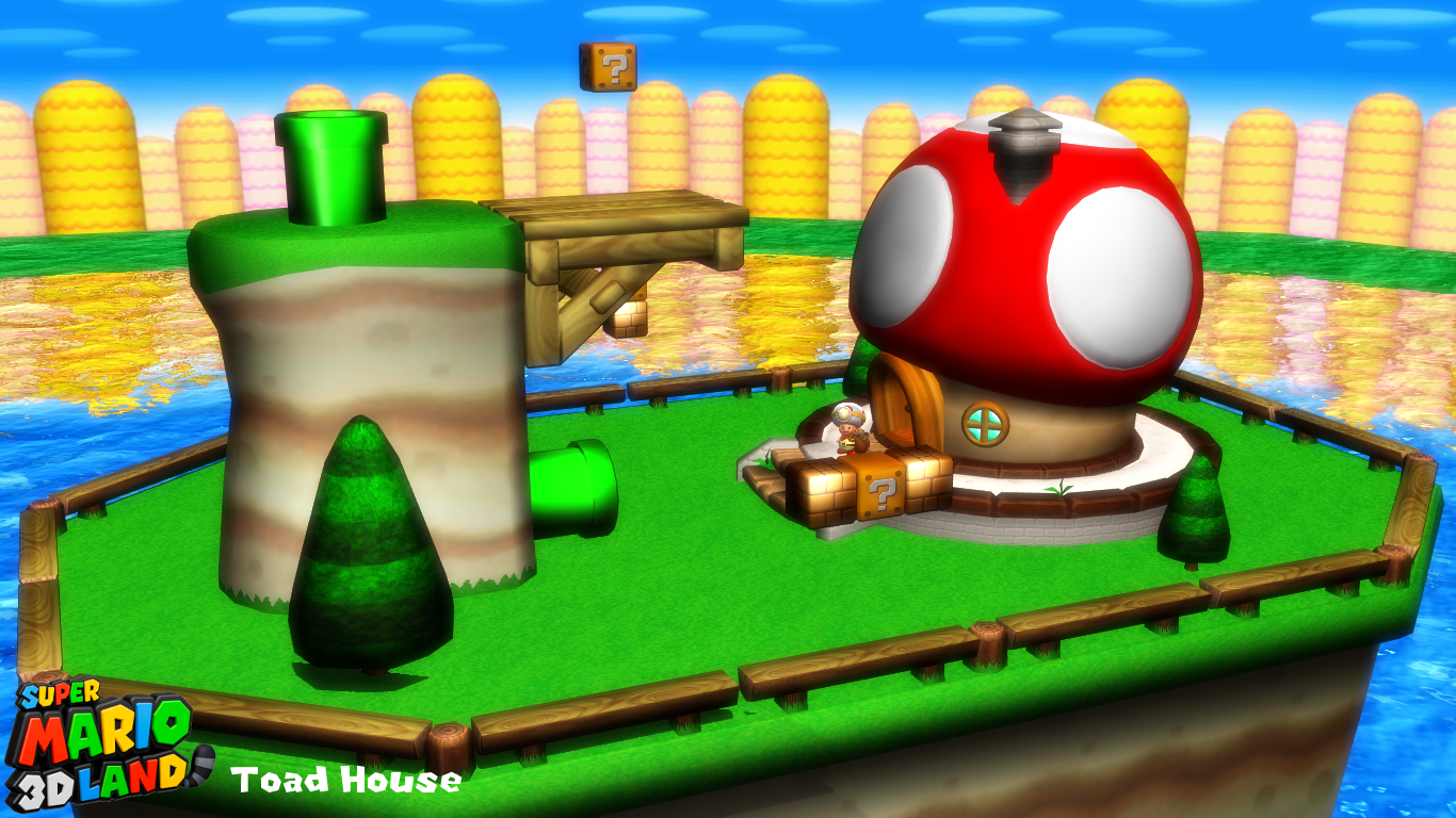 (MMD Stage) Toad House.