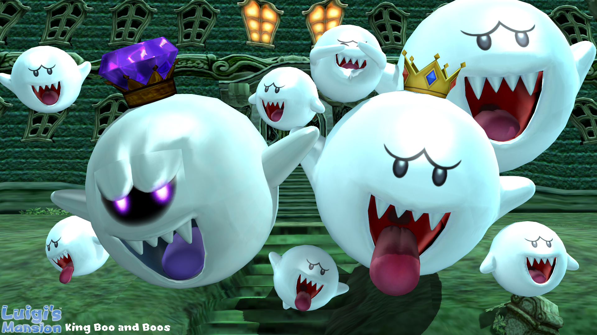 (MMD Model) King Boo and Boos Download by SAB64 on DeviantArt