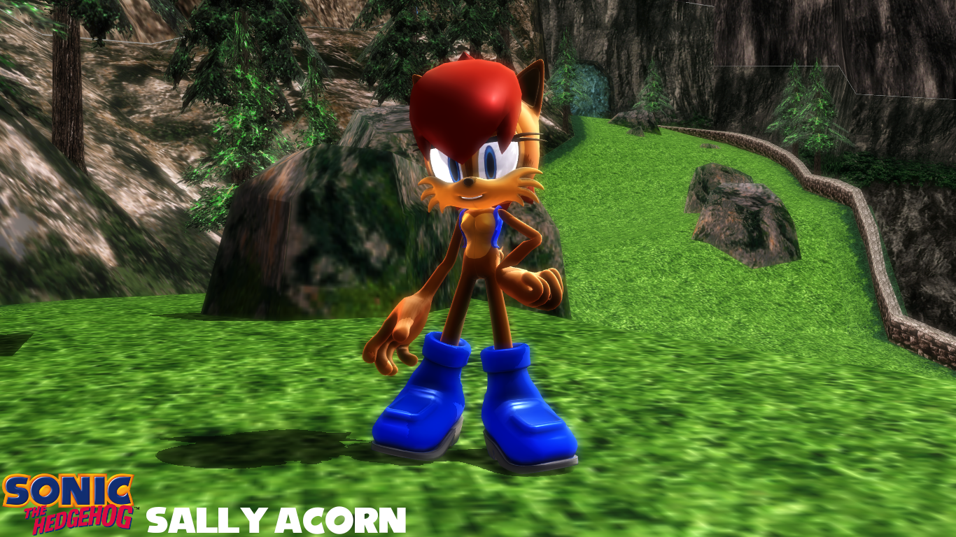 (MMD Model) Sally Acorn Download by SAB64 on DeviantArt