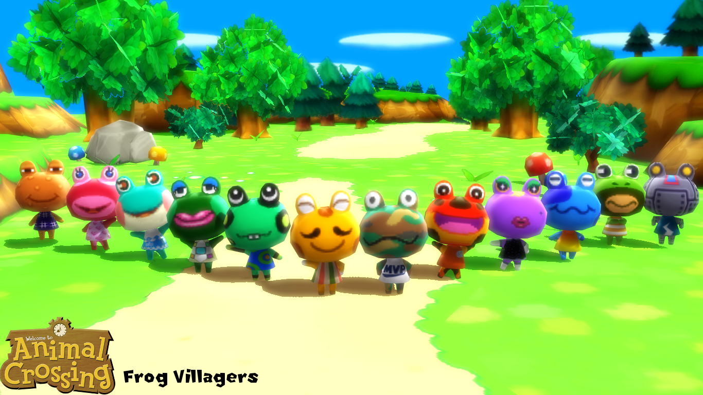 (MMD Model) Frog Villagers Download by SAB64 on DeviantArt