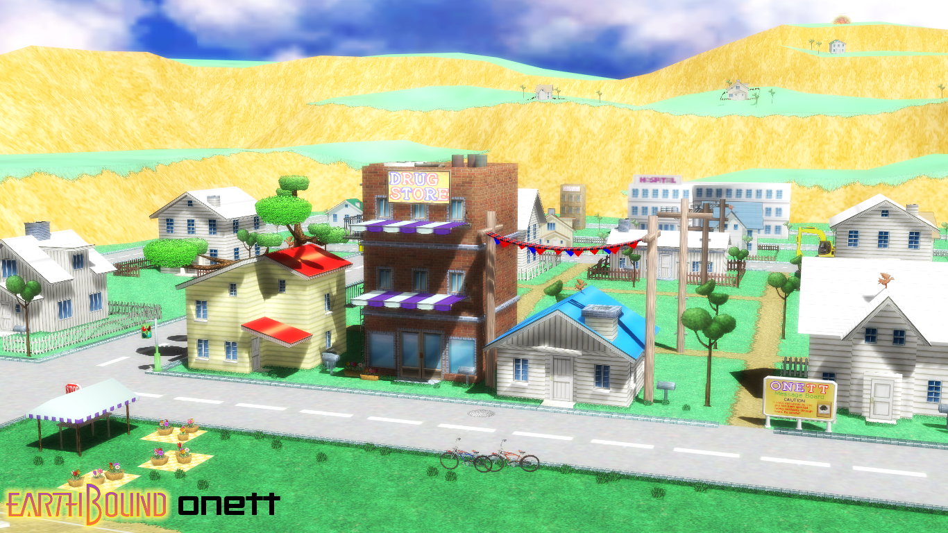 (MMD Stage) Onett Download