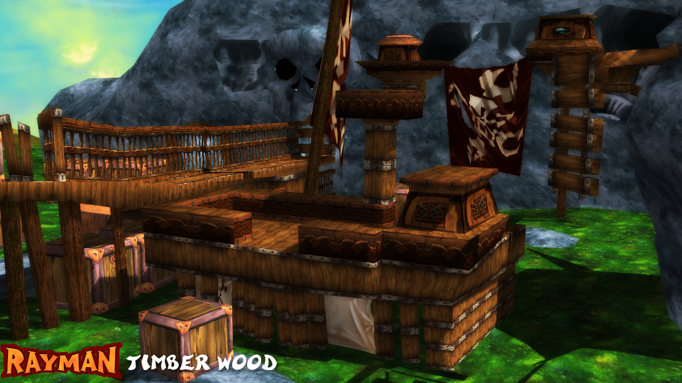 (MMD/OBJ Stage) Timber Wood Download by SAB64 on DeviantArt
