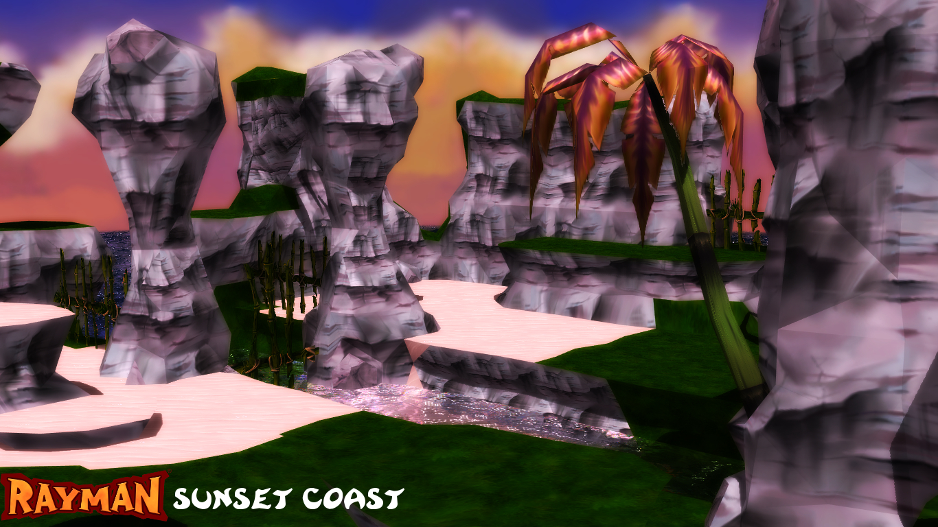 (MMD/OBJ Stage) Sunset Coast Download