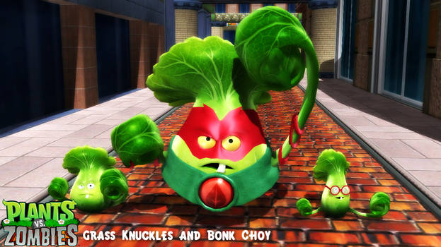 (MMD Model) Grass Knuckles and Bonk Choy DL