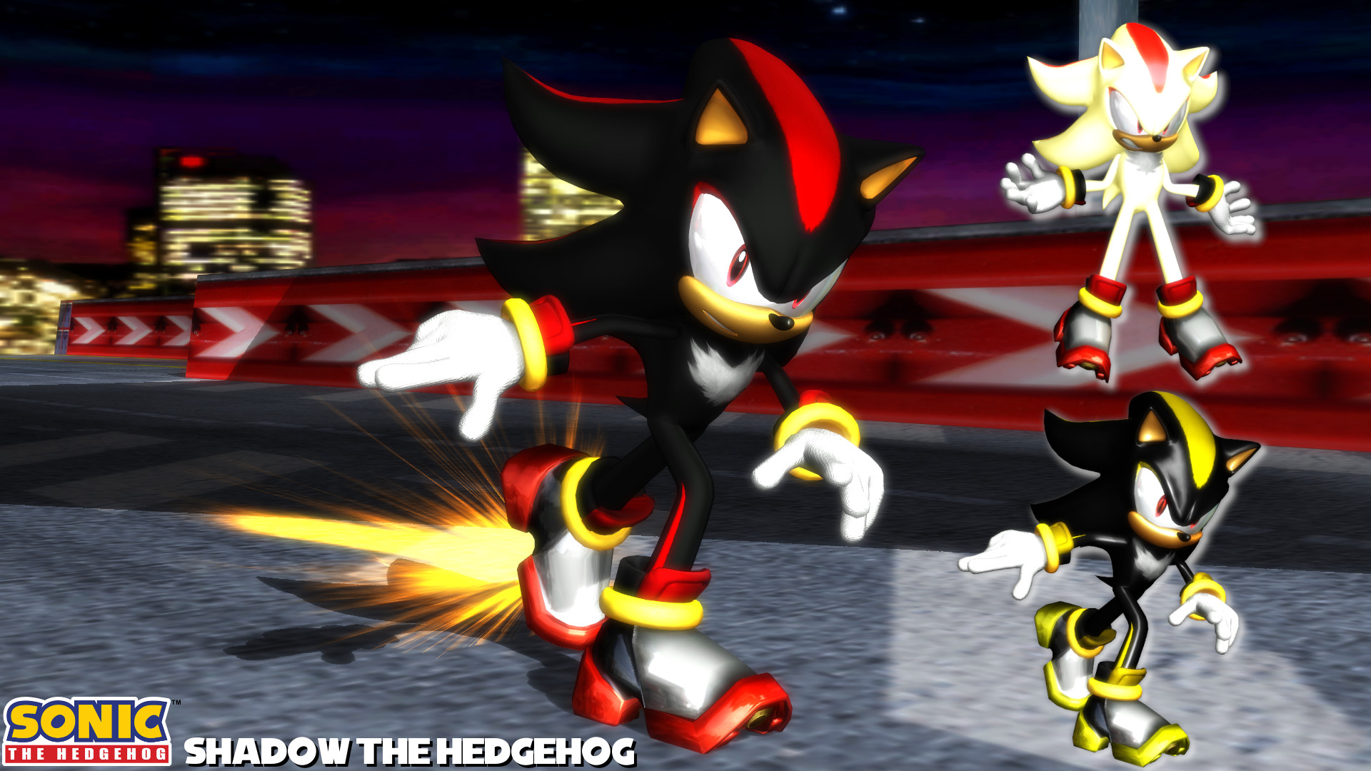 Dark Sonic The Hedgehog <6 - Download Free 3D model by