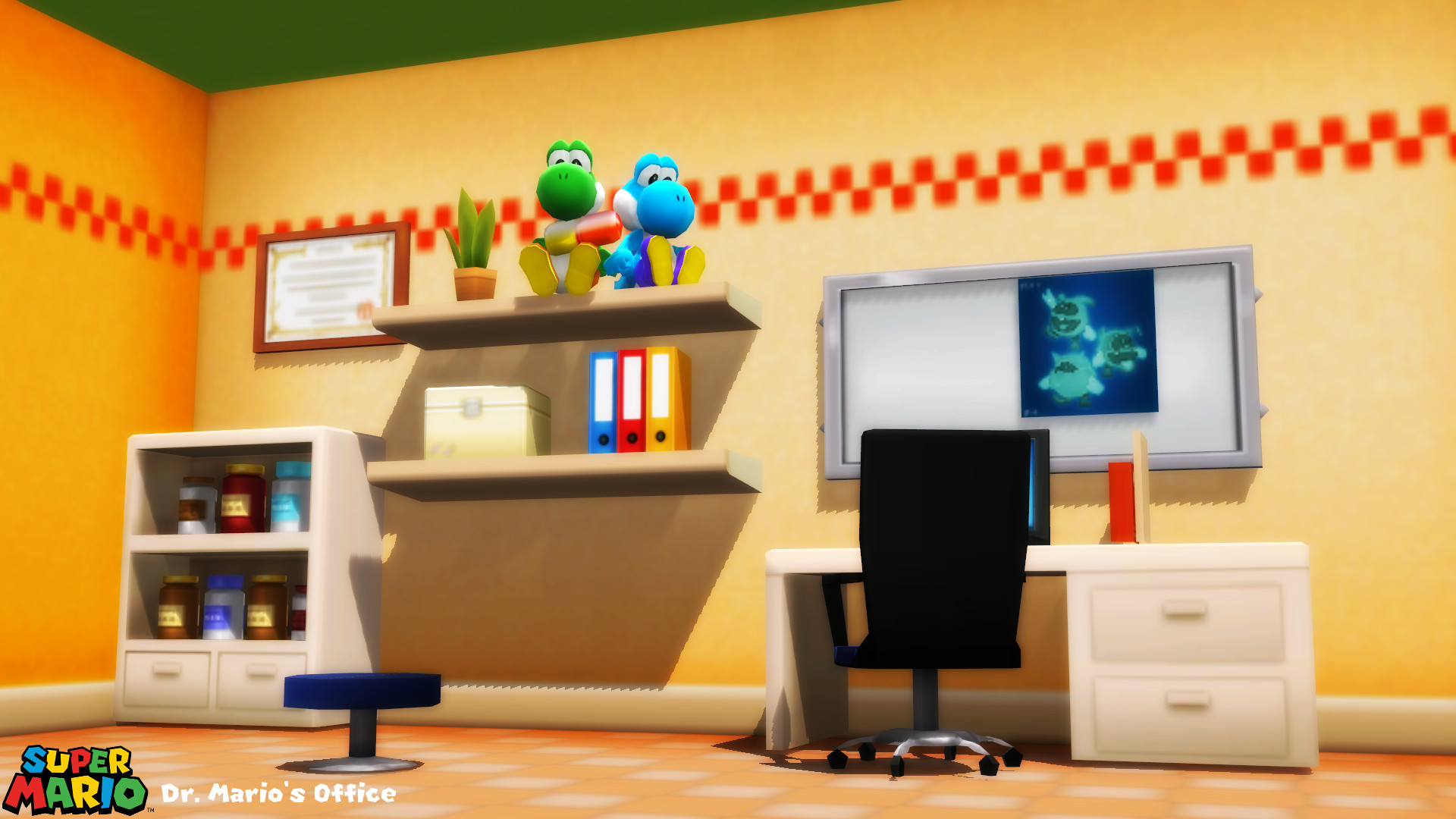 super mario – Dr. K's Waiting Room