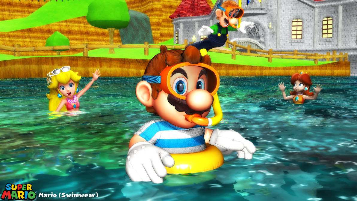 (MMD Model) Mario (Swimwear) Download by SAB64 on DeviantArt