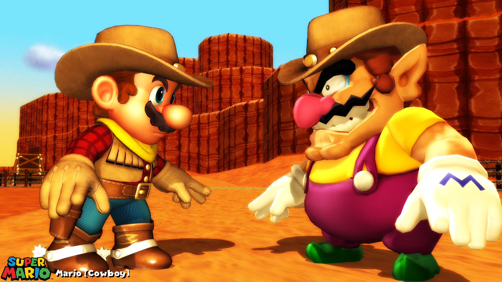 MMD Model) Mario (Cowboy) Download by SAB64 on DeviantArt