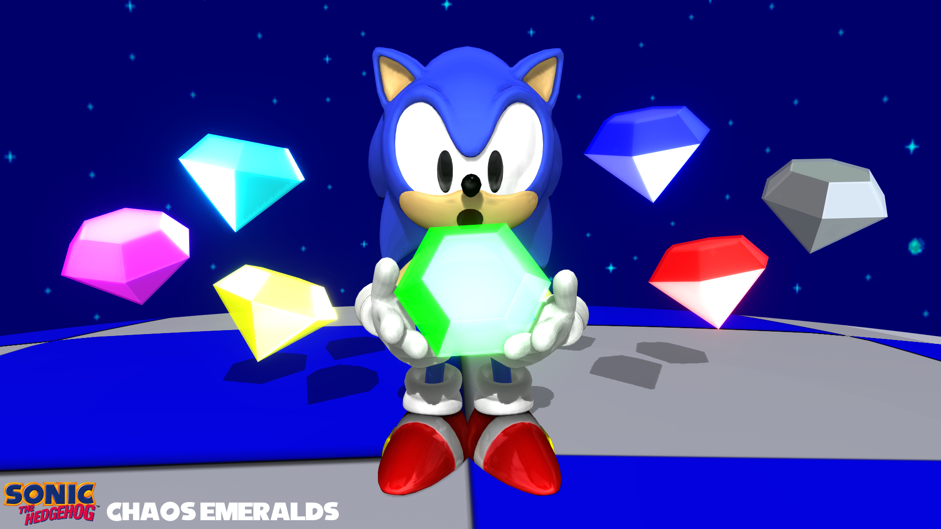 Classic Chaos Emeralds [Sonic Mania] [Mods]