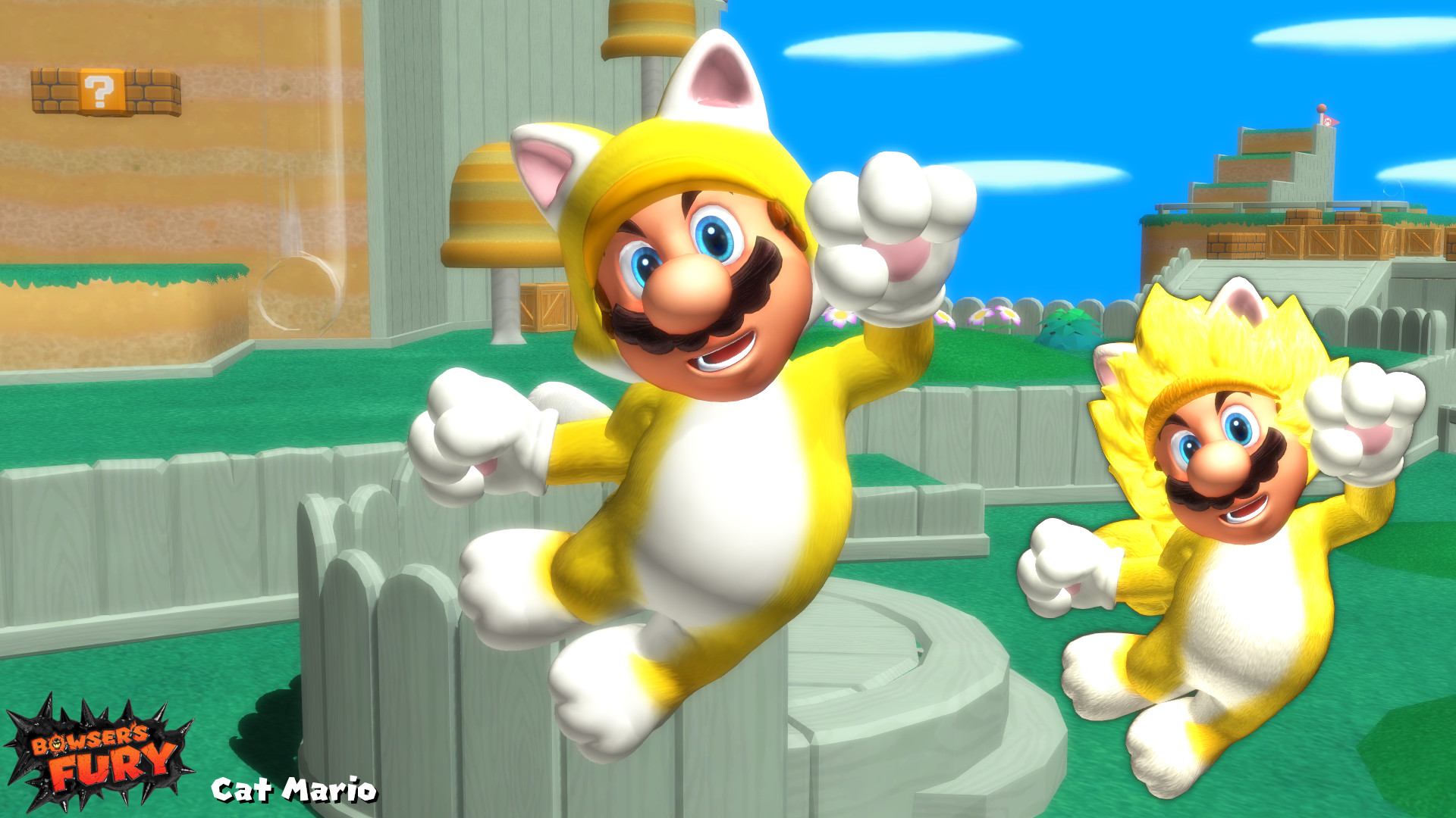 Cat Mario, 3D models download