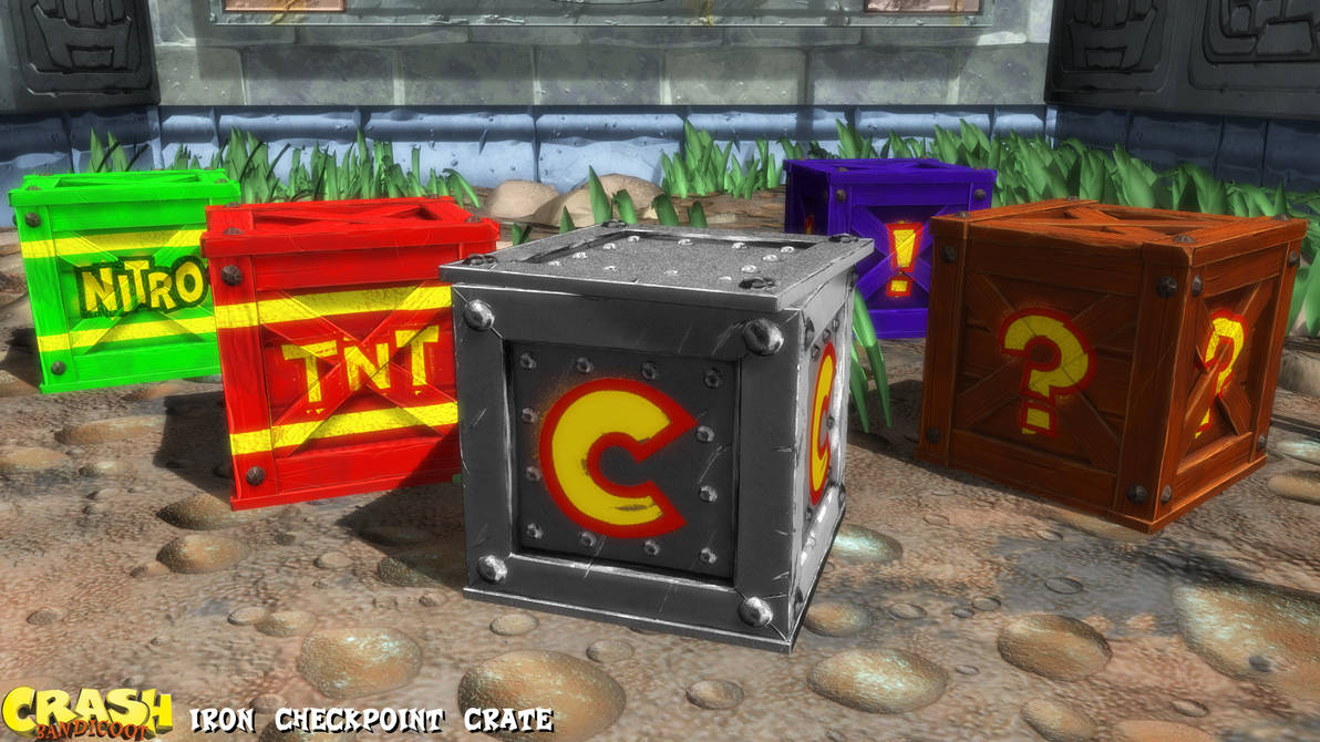 (MMD Model) Iron Checkpoint Crate Download