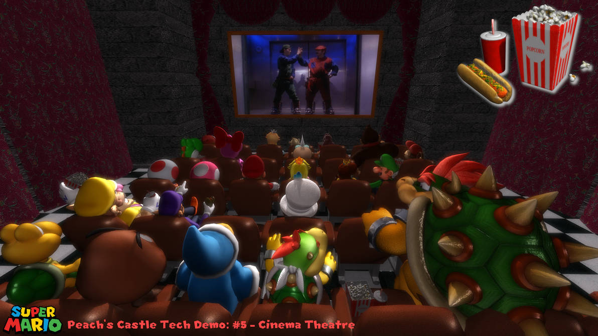 (MMD Stage) Peach's Castle Cinema Theatre DL by SAB64 on DeviantArt