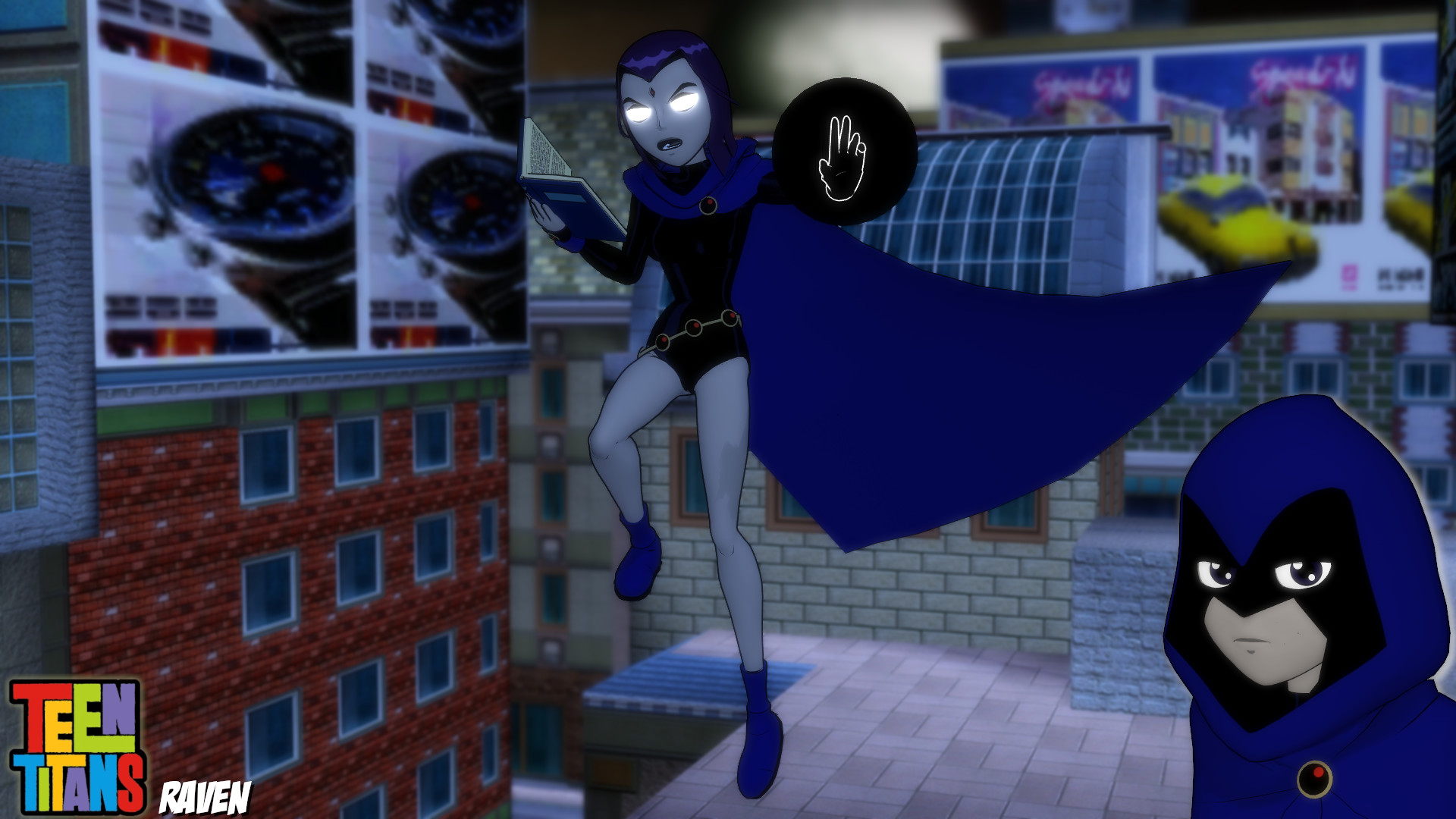 Teen Titans 3D Raven by Bandidude on DeviantArt