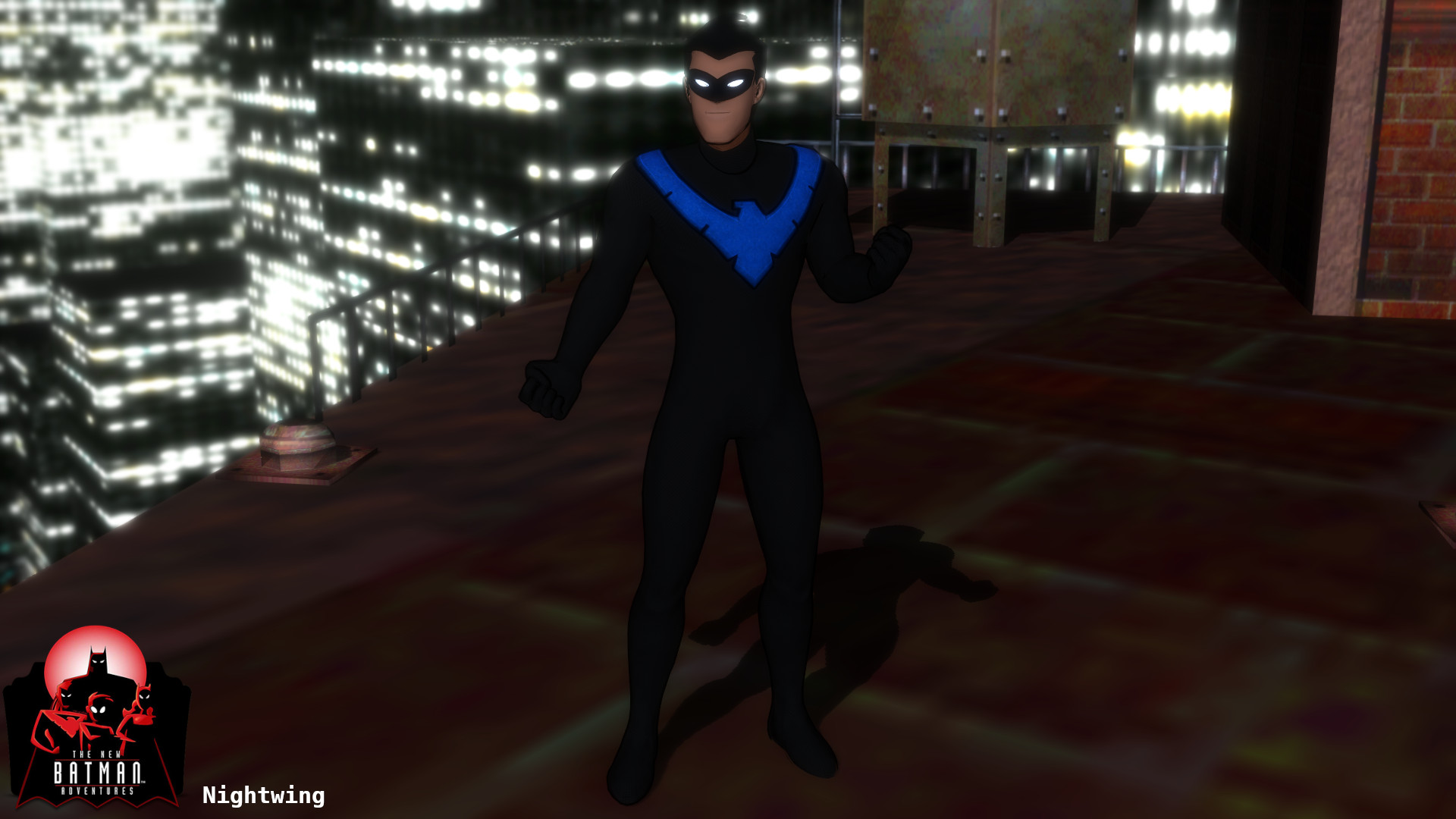 MMD Model) Nightwing (TNBA) Download by SAB64 on DeviantArt, image size:1920x1080