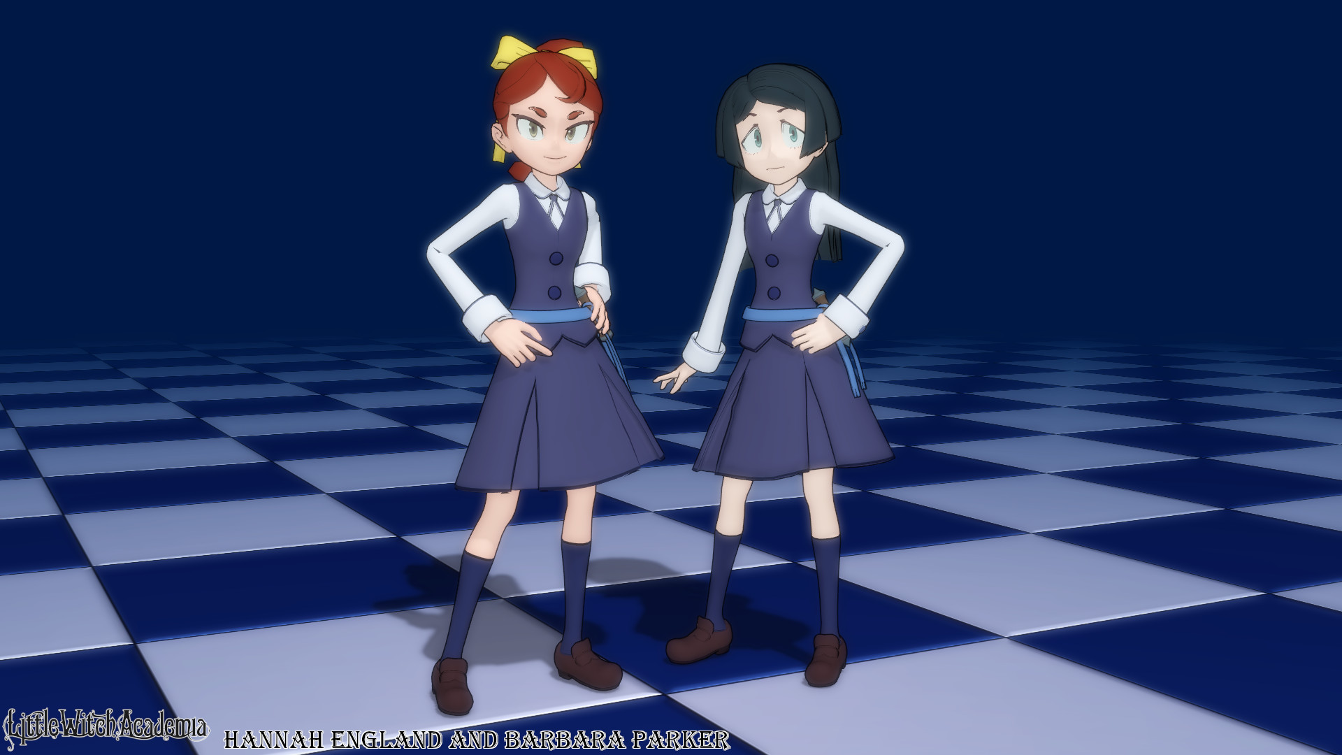 Mmd Model Hannah England And Barbara Parker Dl By Sab64 On Deviantart