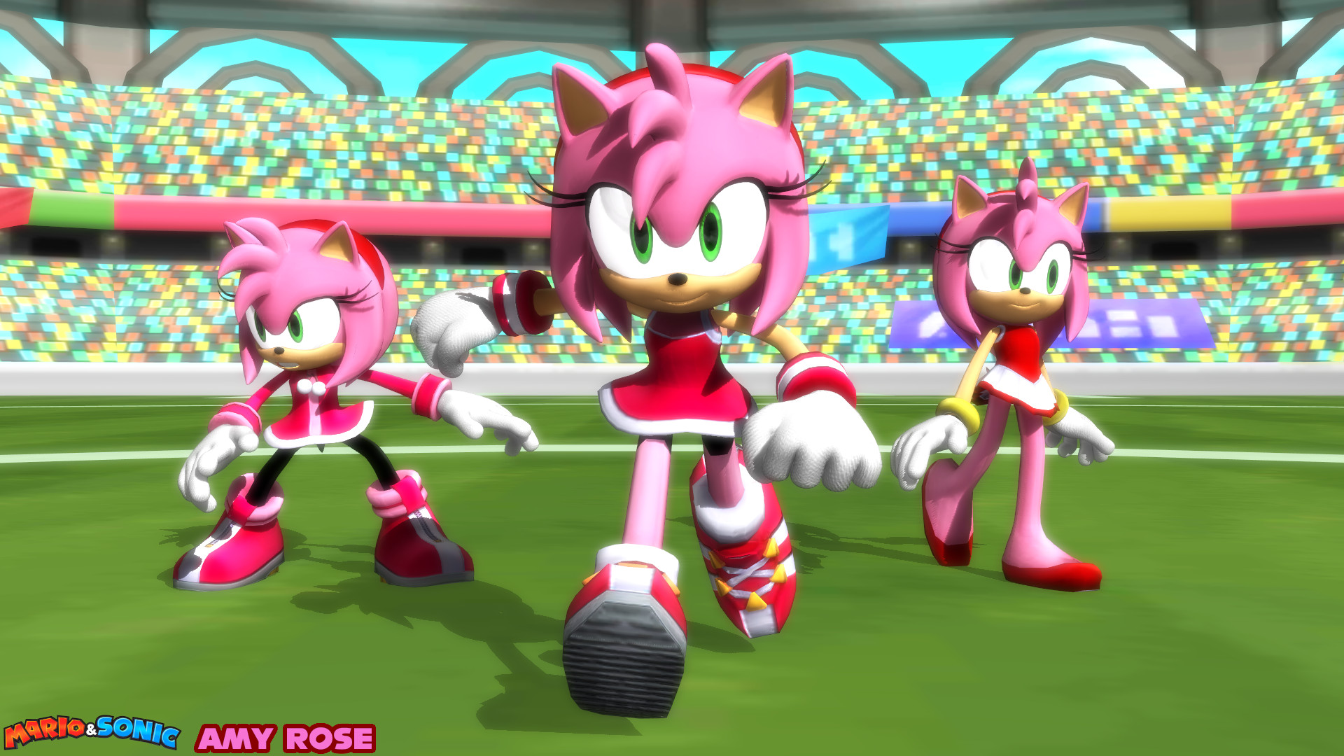 HD wallpaper: Sonic, Sonic the Hedgehog, Amy Rose, pink color