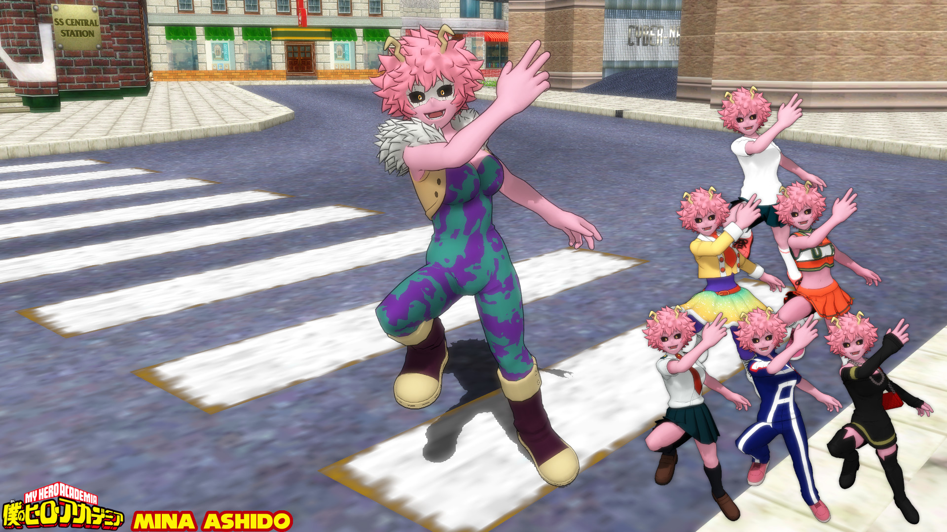 (MMD Model) Mina Ashido Download by SAB64 on DeviantArt