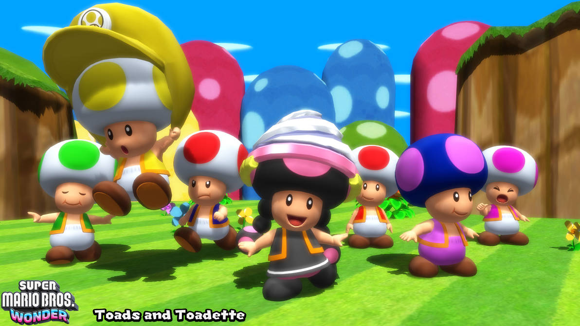 (MMD Model) Toads and Toadette (Wonder) Download