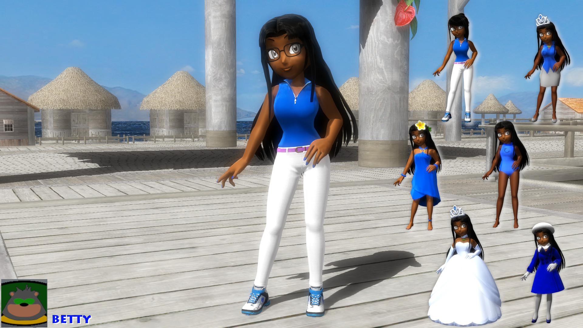 MMD Model) Betty Download by SAB64 on DeviantArt