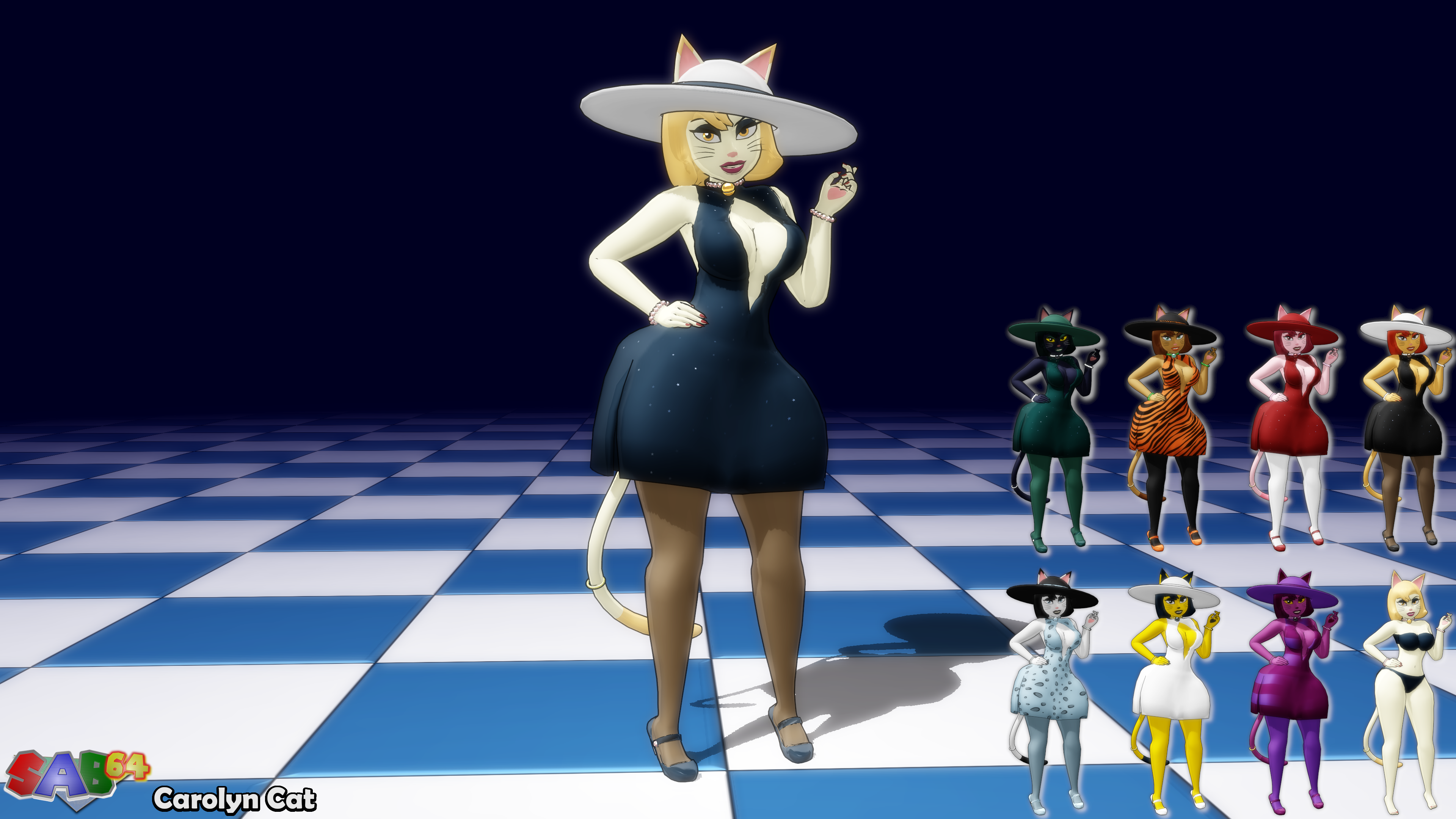 (MMD Model) Carolyn Cat Download by SAB64 on DeviantArt