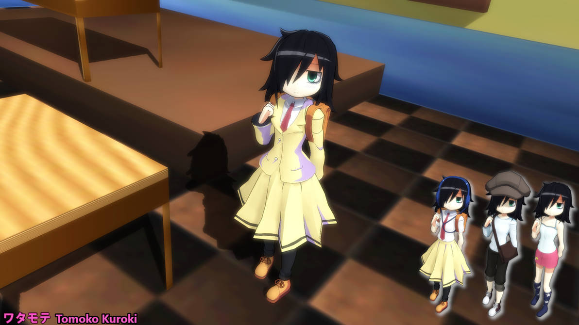 Tomoko Tsukamoto様 _mmd_model__tomoko_kuroki_down
