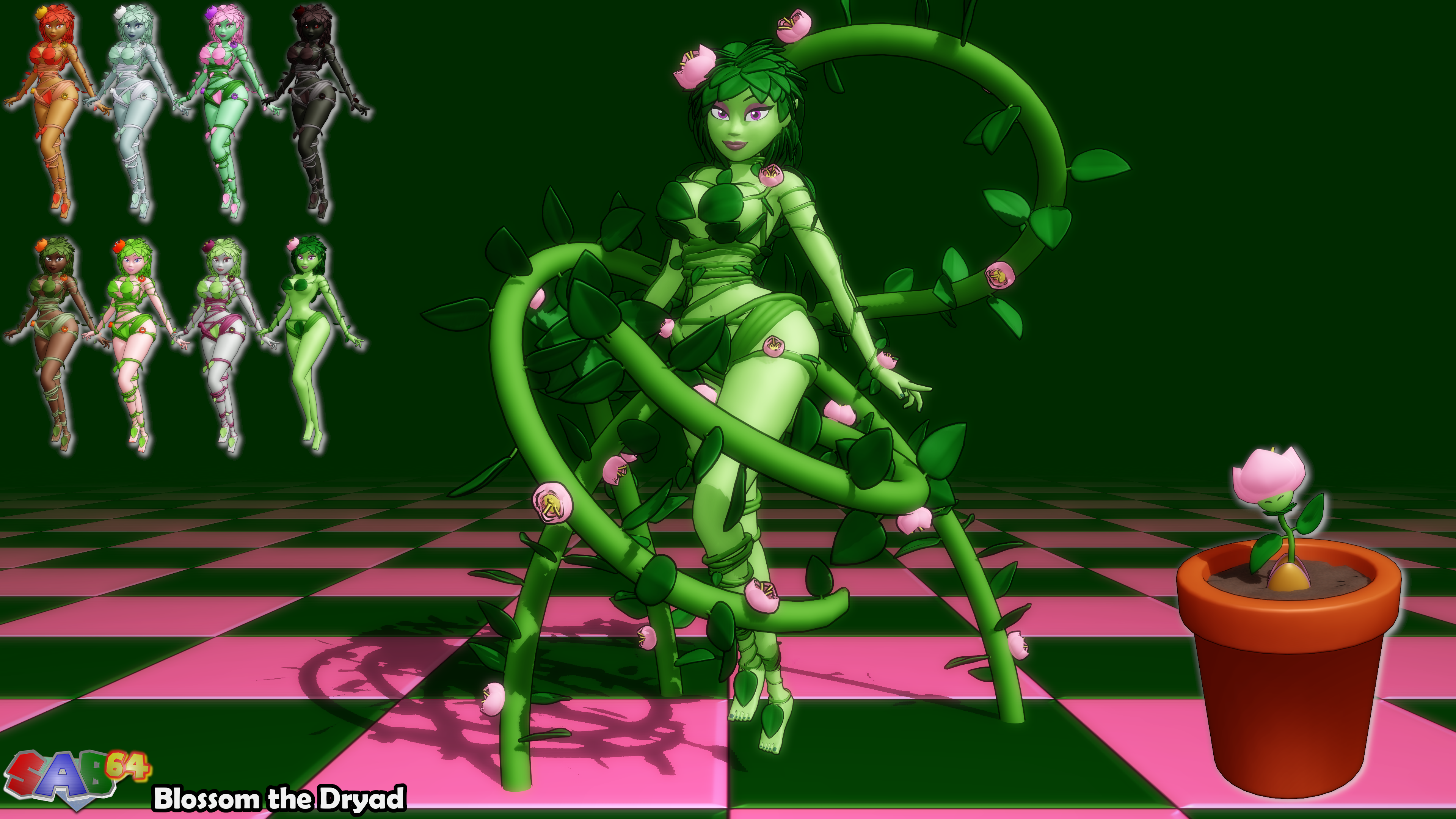 (MMD Model) Blossom the Dryad Download by SAB64 on DeviantArt