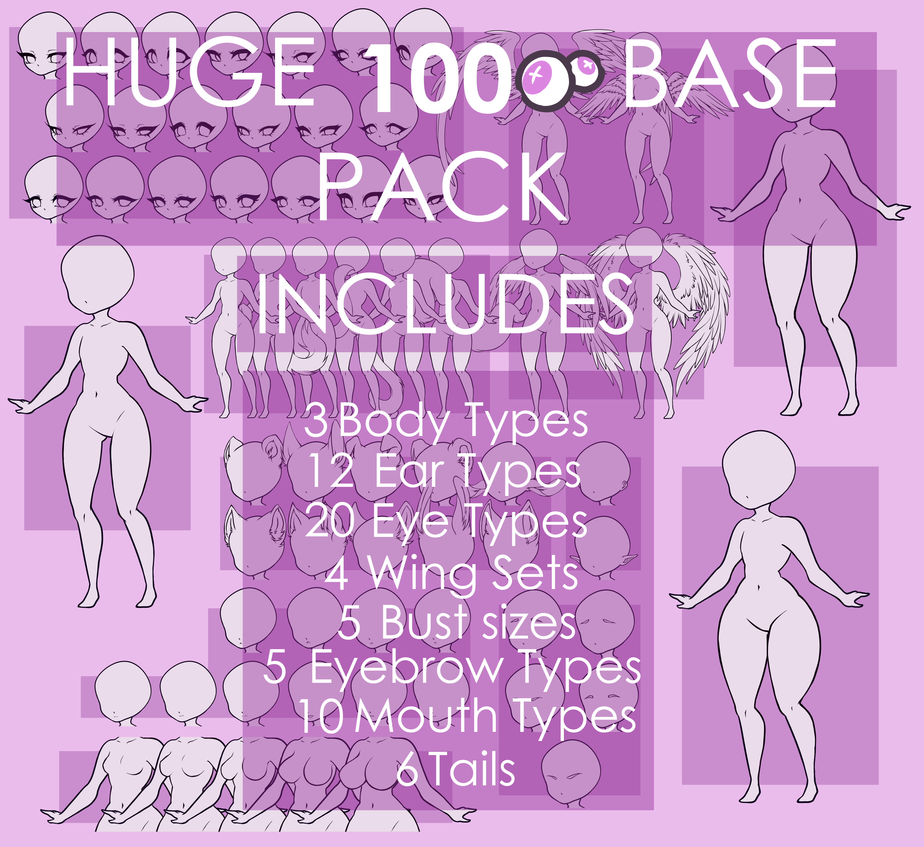 P2U 100 Point Base Pack- Lots of customization! by Eternal-Rabbit on ...