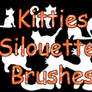 Kitties Silhouettes Brushes