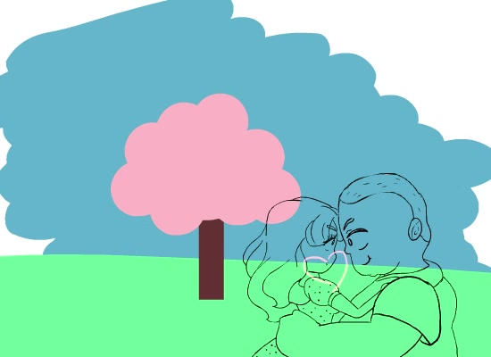 Lovers at the Abstract Cherry Tree by princessofvernon on DeviantArt