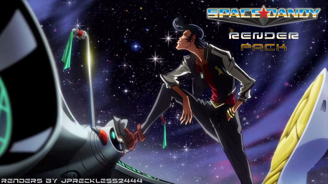 Toonami - Space Dandy Render Pack