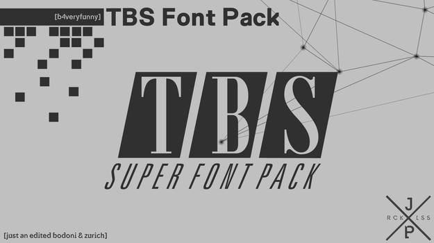 TBS Super Font Pack