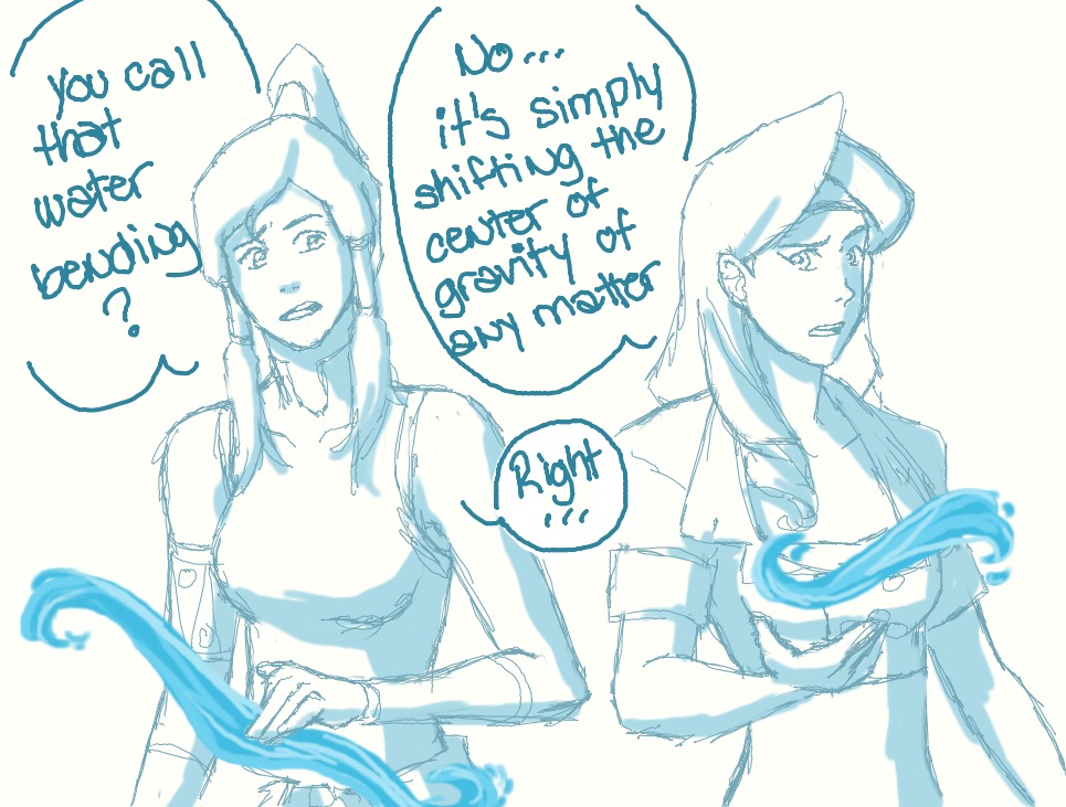 Korra and Dvellee discuss magic