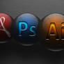 Adobe CS5 Icons Brushed metal