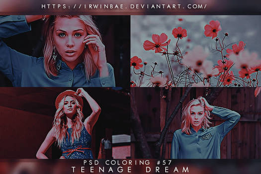 PSD COLORING #57 [TEENAGE DREAM]