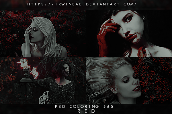 PSD COLORING #65 [RED] by irwinbae on DeviantArt