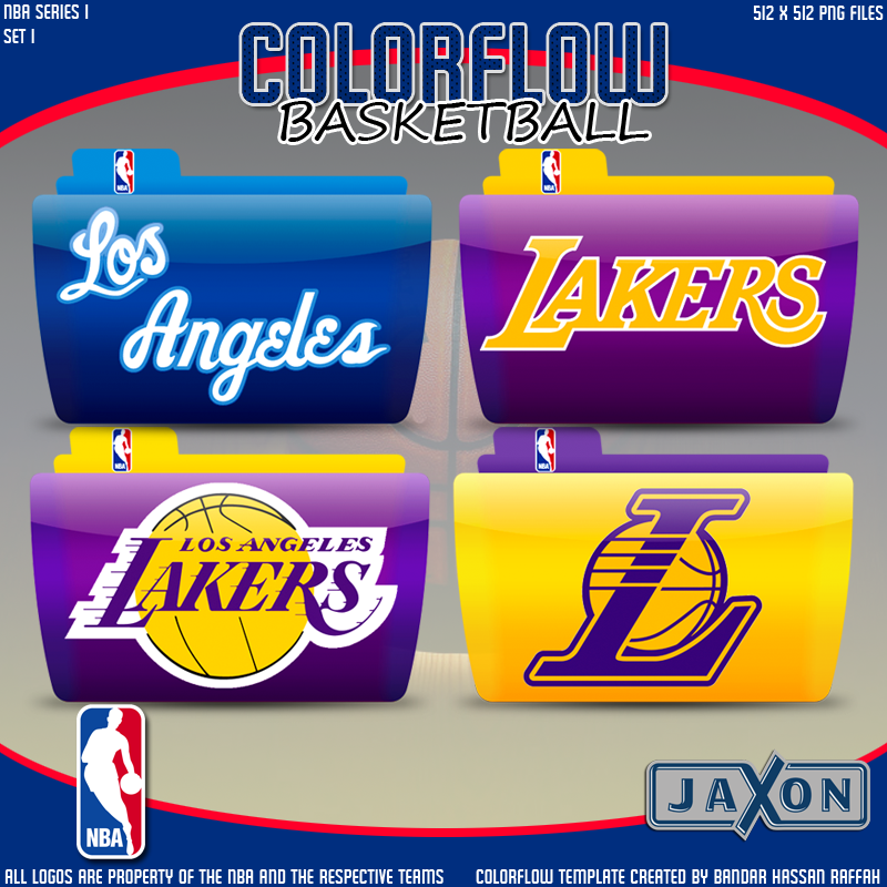 Lakers Colorflow Icons