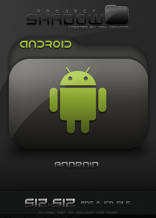 Shadow Icon: Android by JayJaxon on DeviantArt
