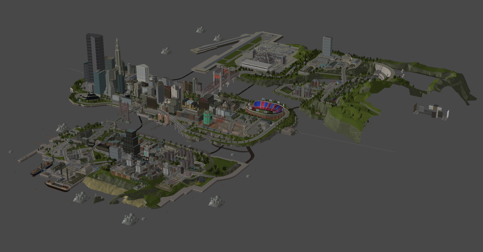 Grand Theft Auto 3  Liberty City Map (Isometric) by VGCartography on  DeviantArt