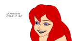 Ariel lip bite by HarukoHoshiko