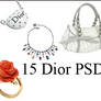 15 Dior PSDs