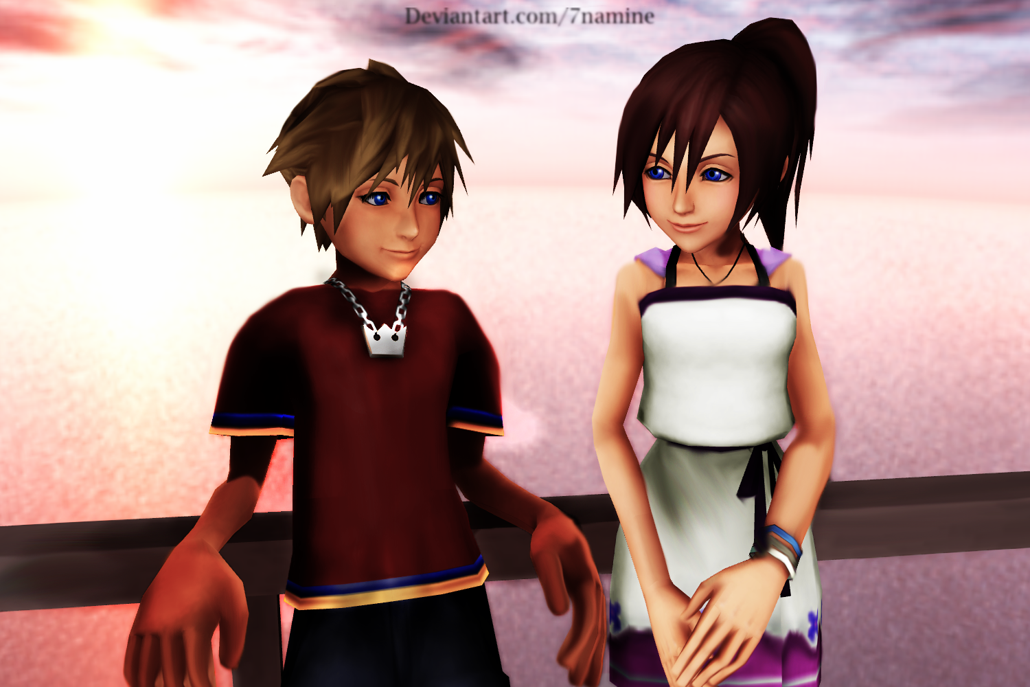 Sokai: Seaside date by 7namine on DeviantArt