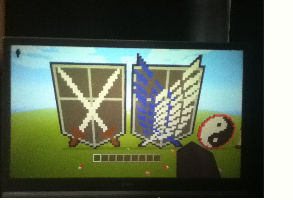 my minecraft pixel art 10 (snk emblems part 1-2) by Jakaa9 on DeviantArt