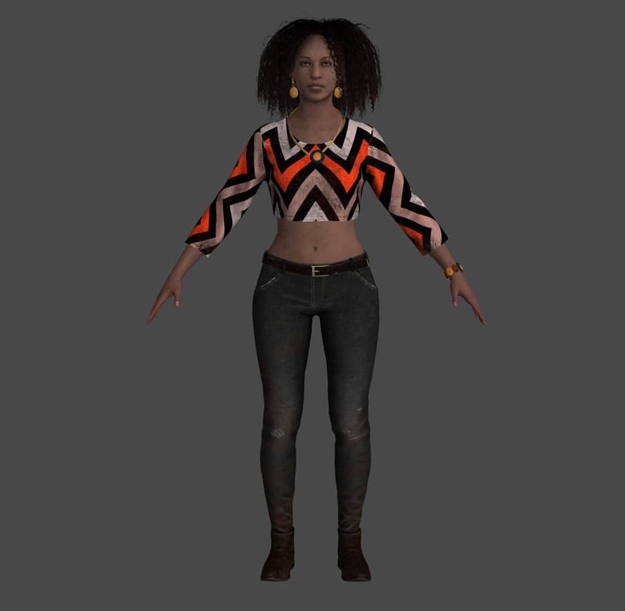 Dead By Daylight Elodie Rakoto For Xps By Roodedude On Deviantart