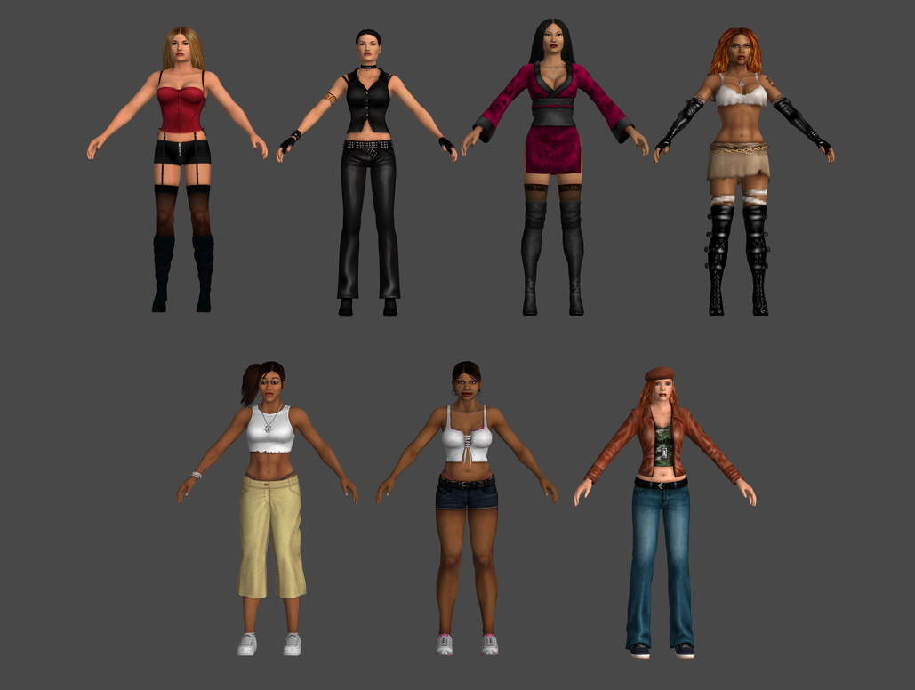 Def Jam FFNY Women Pack For XPS by roodedude on DeviantArt