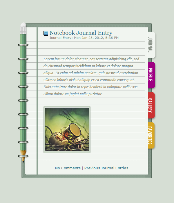 Notebook - Journal Skin by detrans