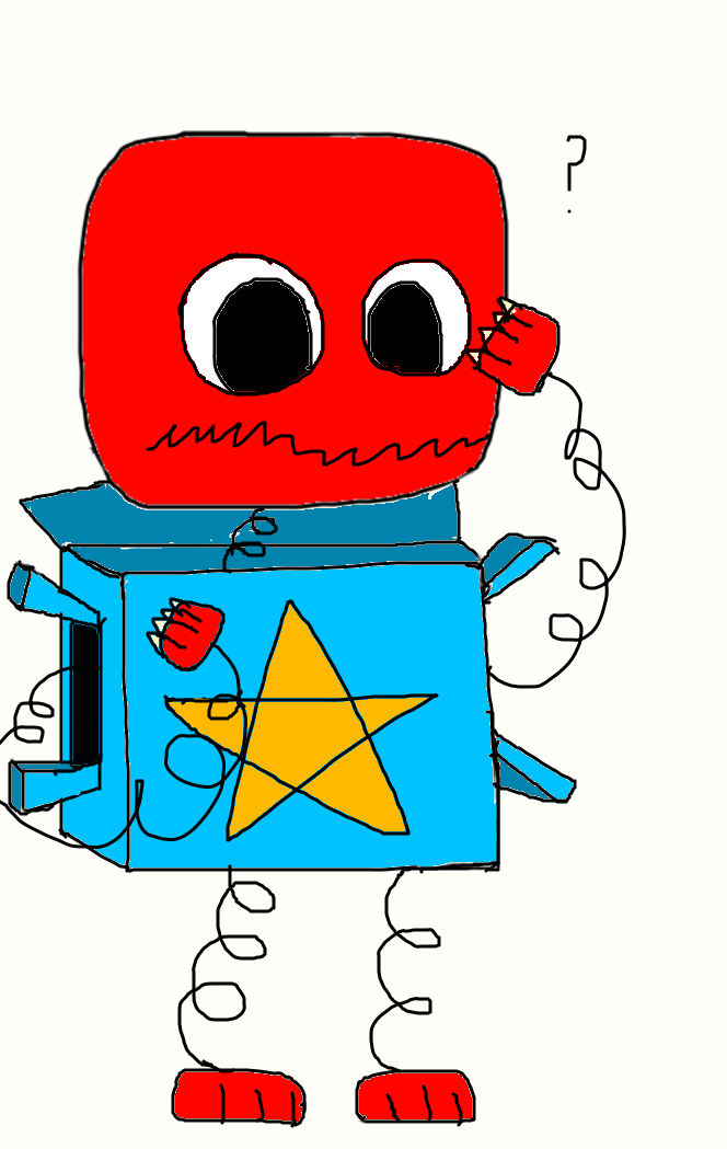My drawing of Boxy Boo